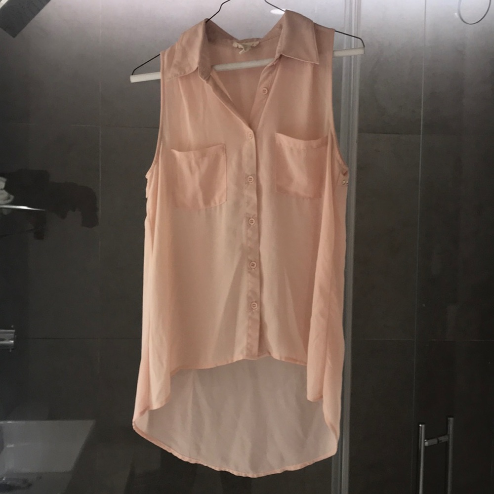 Women’s Pink Sleeveless Top